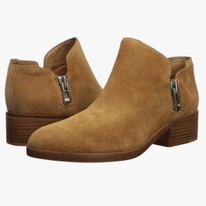 NEW 3.1 Phillip Lim Alexa tobacco suede moto bootie, 8.5